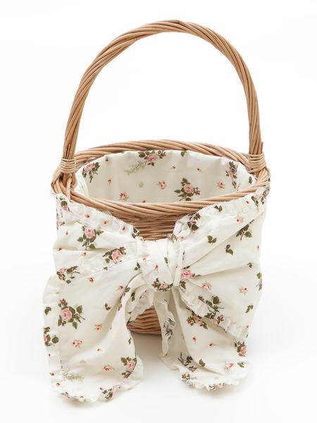 little sunny bite×PINK HOUSE  lsb floral ribbon basket bag