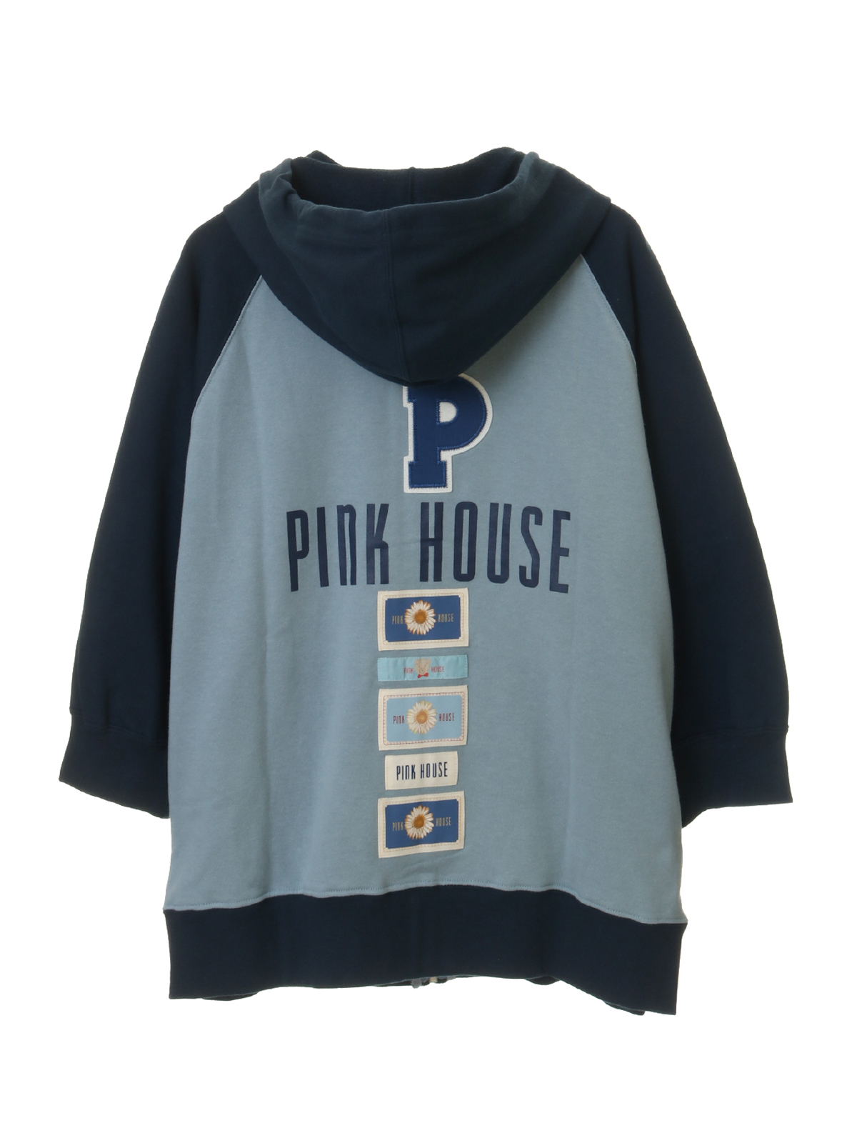 【OUTLET】Pロゴワッペン付きパーカー｜ピンクハウスオフィシャルオンラインストア｜PINK HOUSE OFFICIAL ONLINE STORE