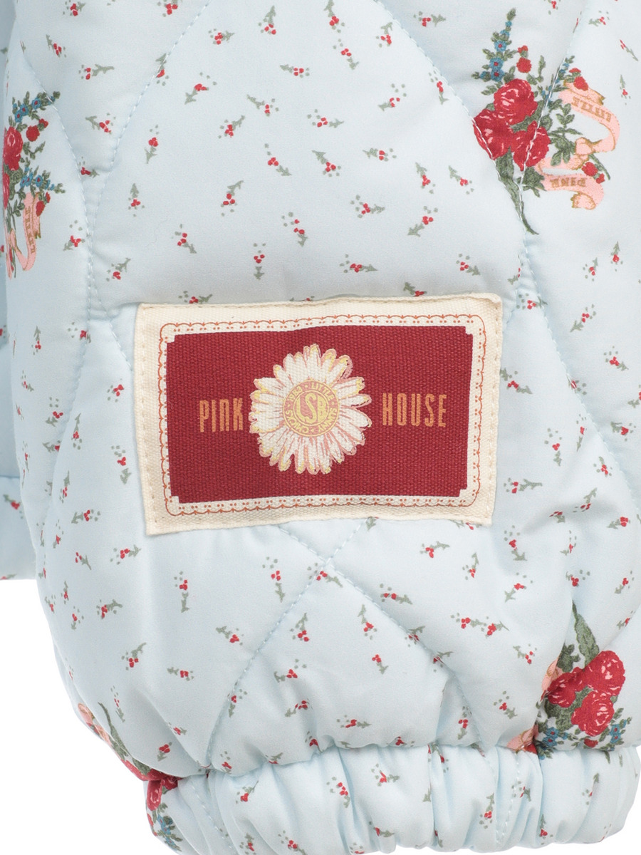 little sunny bite×PINK HOUSE floral ribbon print big blouson 詳細画像