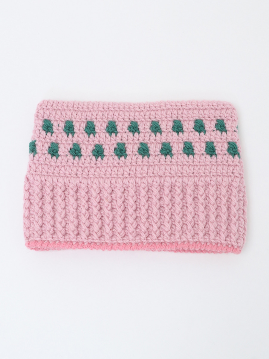 little sunny bite×PINK HOUSE cat knit hat 詳細画像 クロ 2