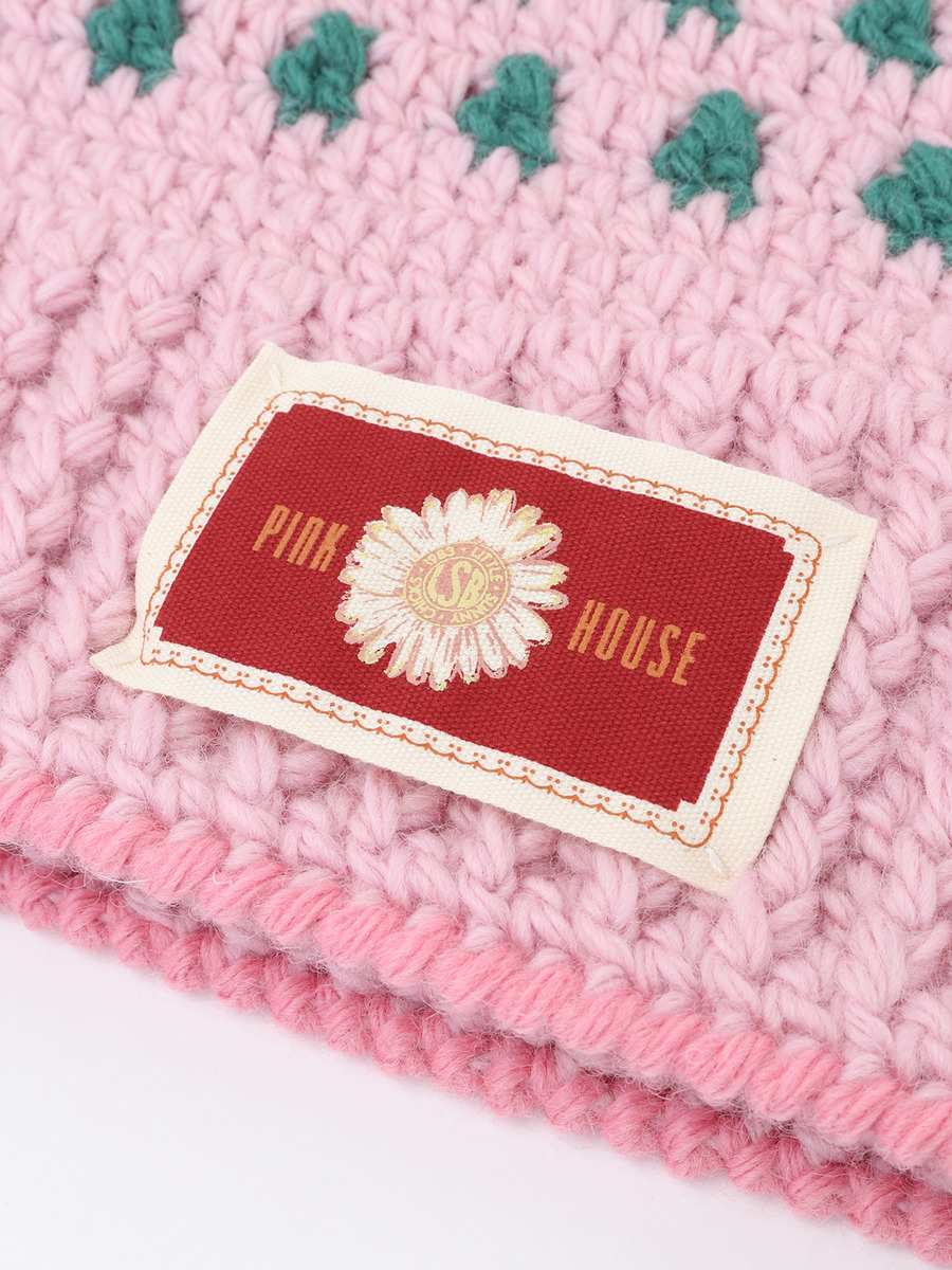 little sunny bite×PINK HOUSE cat knit hat 詳細画像 クロ 3