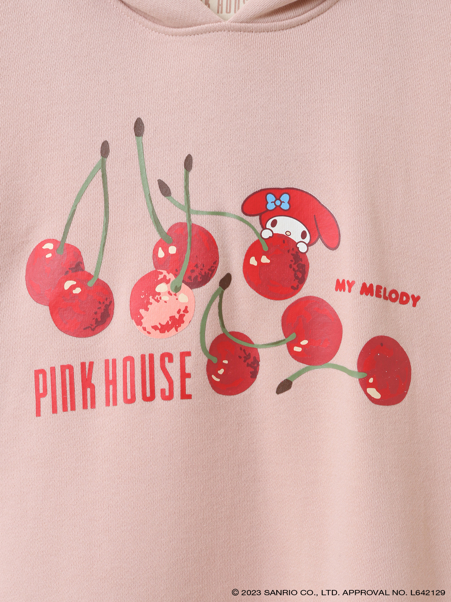PINK HOUSE×マイメロディ 半袖フーディ 詳細画像 ミズイロ・リボン 7
