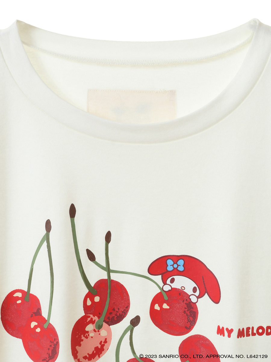 【メルローズ50周年限定】PINK HOUSE×マイメロディ プリントTシャツ 詳細画像 キナリ・リボン 3