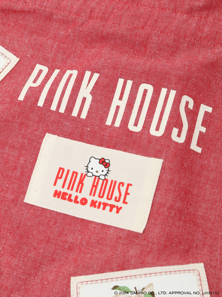 PINK HOUSE×HELLO KITTY ネームワッペン使い巾着バッグ 詳細画像 ブリーチ 5