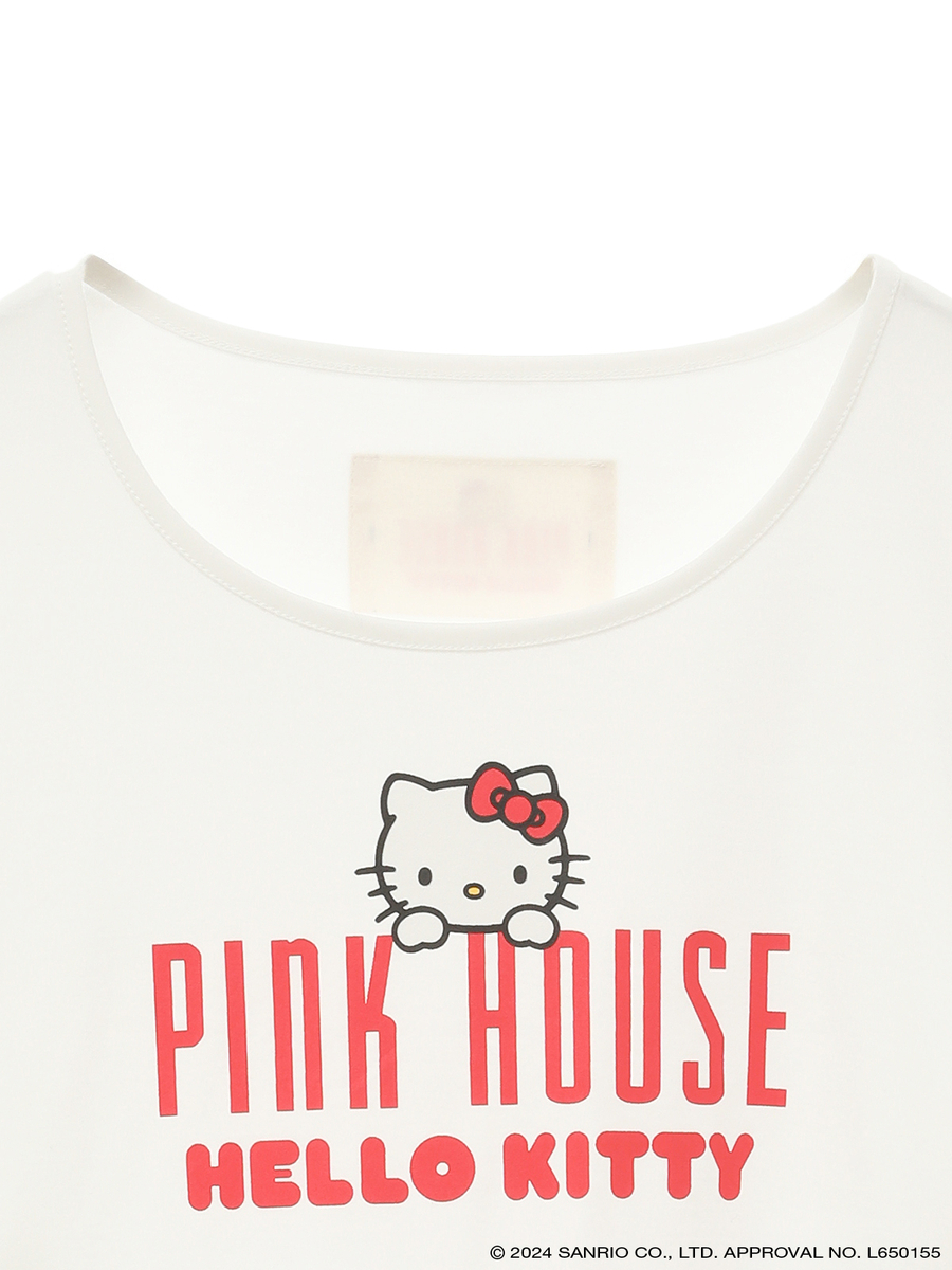 PINK HOUSE×HELLO KITTY プリントTシャツ 詳細画像 アイボリー 3