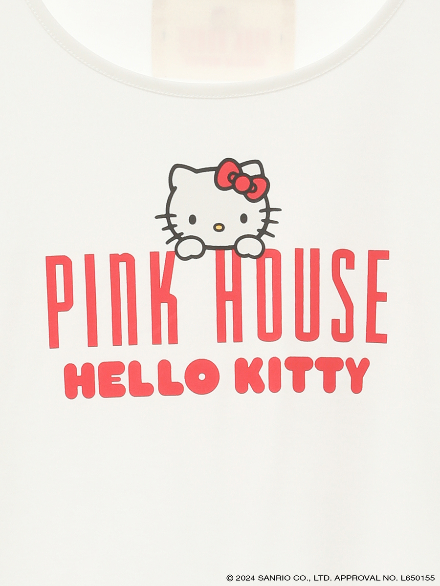 PINK HOUSE×HELLO KITTY プリントTシャツ 詳細画像 アイボリー 4