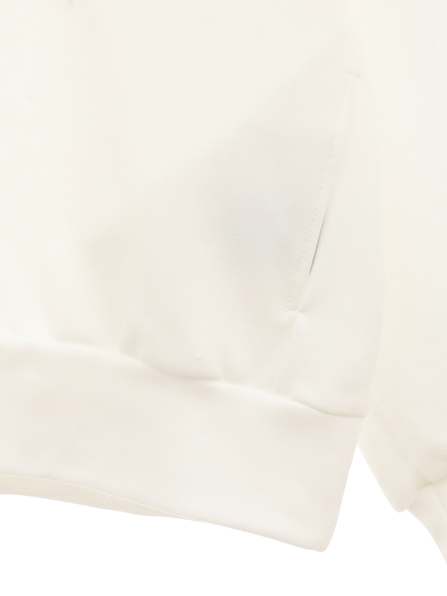 【MELROSE50周年企画】くちなしプリントパーカー 詳細画像 オフホワイト 5